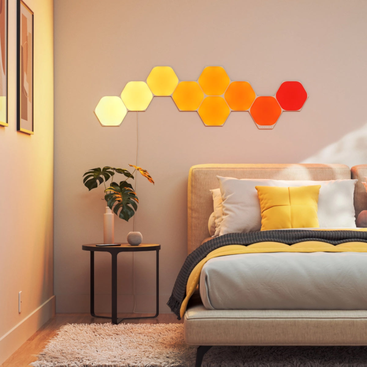 Nanoleaf Shapes Hexagons White Kit Completo Pack de 9 Unidades