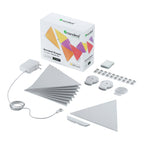 Nanoleaf Shapes Triangles White Kit Completo Pack de 9 Unidades