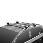 Barra de Techo Menabo Lince XL Silver de Aluminio para Vehículos con Rails