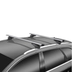 Barra de Techo Menabo Sonic XL Silver Perfil de Ala Aerodinámico